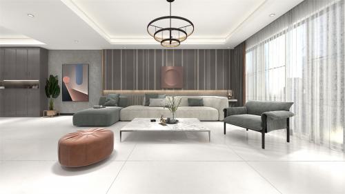 高阳陶瓷｜新一线陶瓷品牌，750X1500蜡质素岩砖，细腻显...